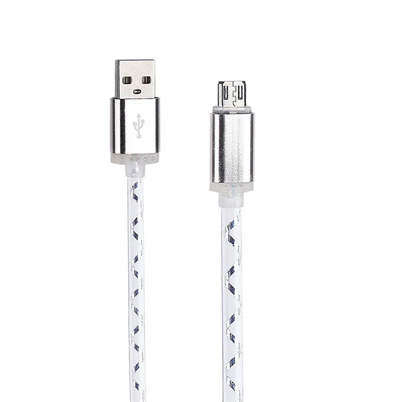 OMESHIN LED Light Micro USB Charger Cable Charging Cord For Samsung galaxy s7 Edge 180125 drop shipping|Кабели передачи данных| |