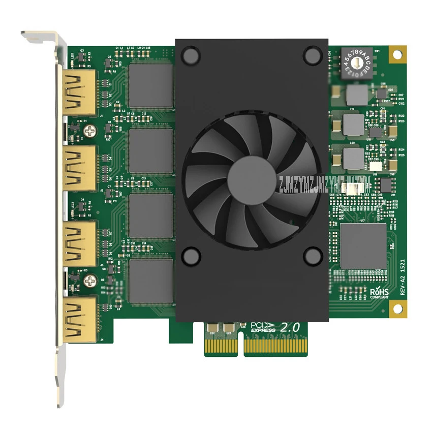 Placa De Captura De V deo Compat vel Com Hdmi 4 Canais Pci e 2 0 Pro