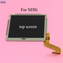Pieza de cambio de pantalla LCD superior YuXi, nueva para Nintendo DSi, NDSi