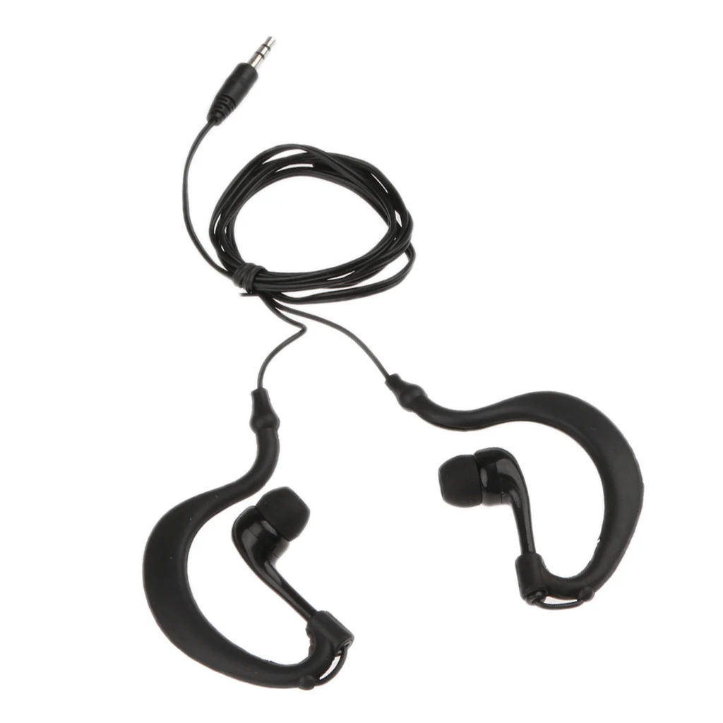 Спортивные водонепроницаемые наушники IPX8 с крючком 3 5 мм для iPod MP3