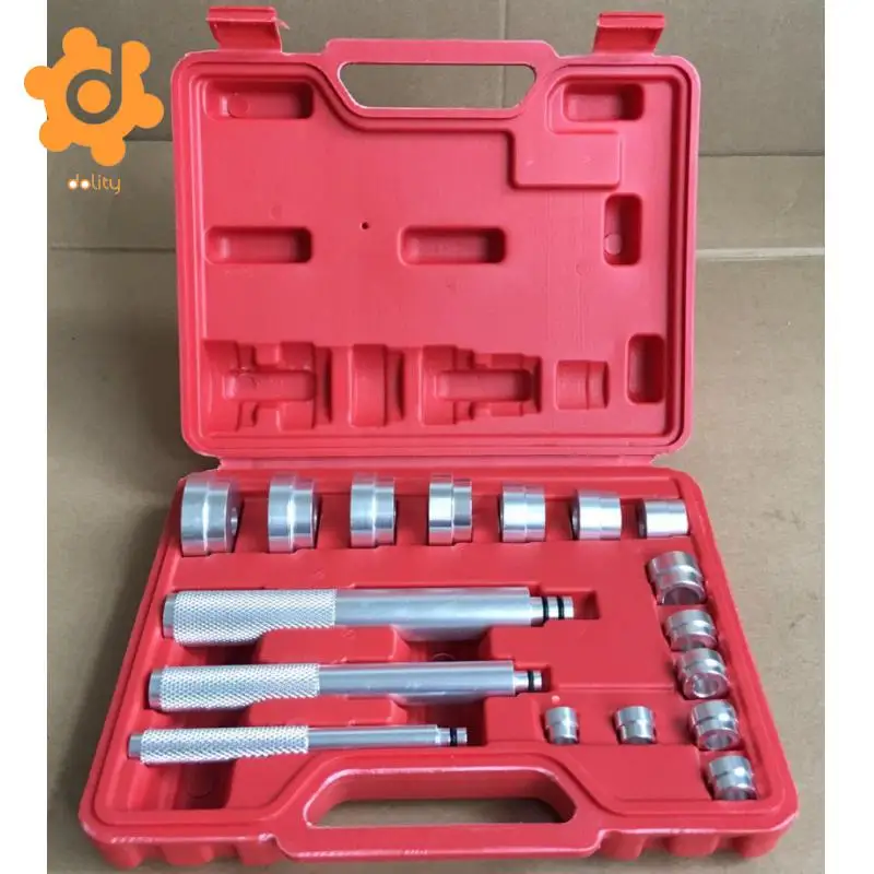 17 Pieces Bushing Bearing Driver Installer Remover Inserting Tool kit