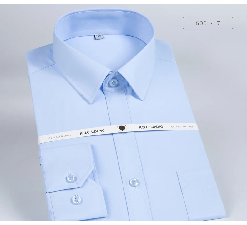 Брендовые высококачественные однотонные Саржевые синие классические дизайнерские формальные офисные мужские деловые рубашки с длинным рукавом Базовые белые Рабочие Рубашки