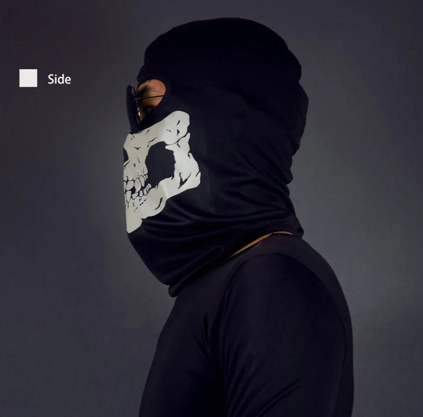 ghost skull face mask balaclava black 7