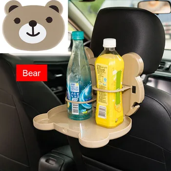 

Foldable Cup Holder Auto Car Back Seat Table Drink Food Cup Tray Holder Stand Shelves Meal Desk TD326