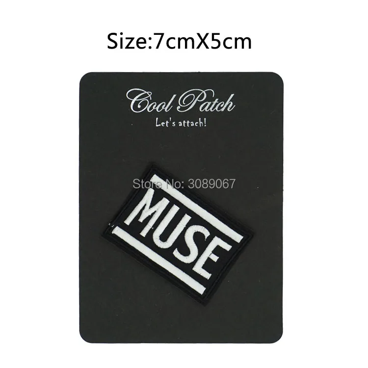 Металлическая наклейка MUSE для музыкальной группы нашивка одежды футболки