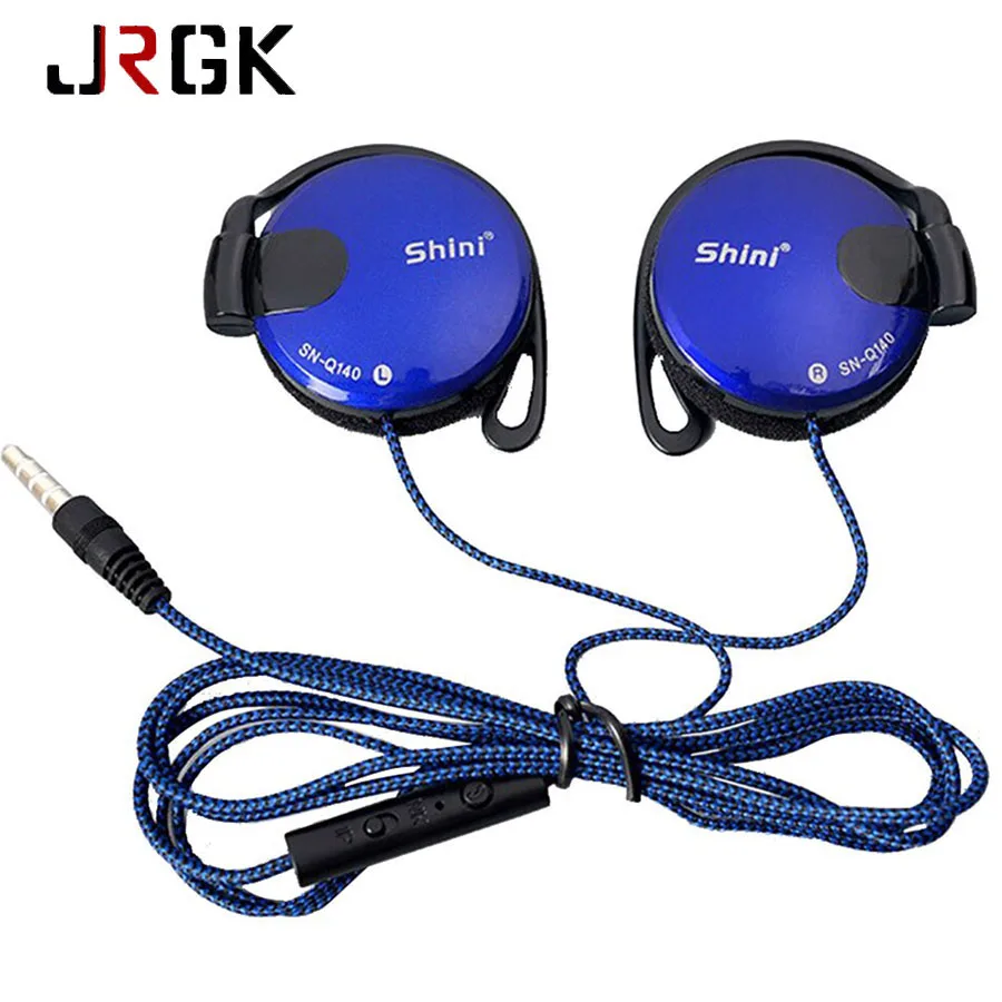 SN Q140 Mobile Phone Headphone For iphone Samsung HTC Headphone Ear Hook Earphone Stereo Hifi 3 5mm Sport Music Headset With Mic