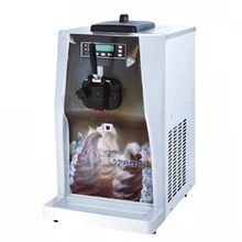RY-BK188DS 7.2L настольная машина для мороженого, 16-20л/ч машина для мягкого мороженого из нержавеющей стали, машина для мороженого