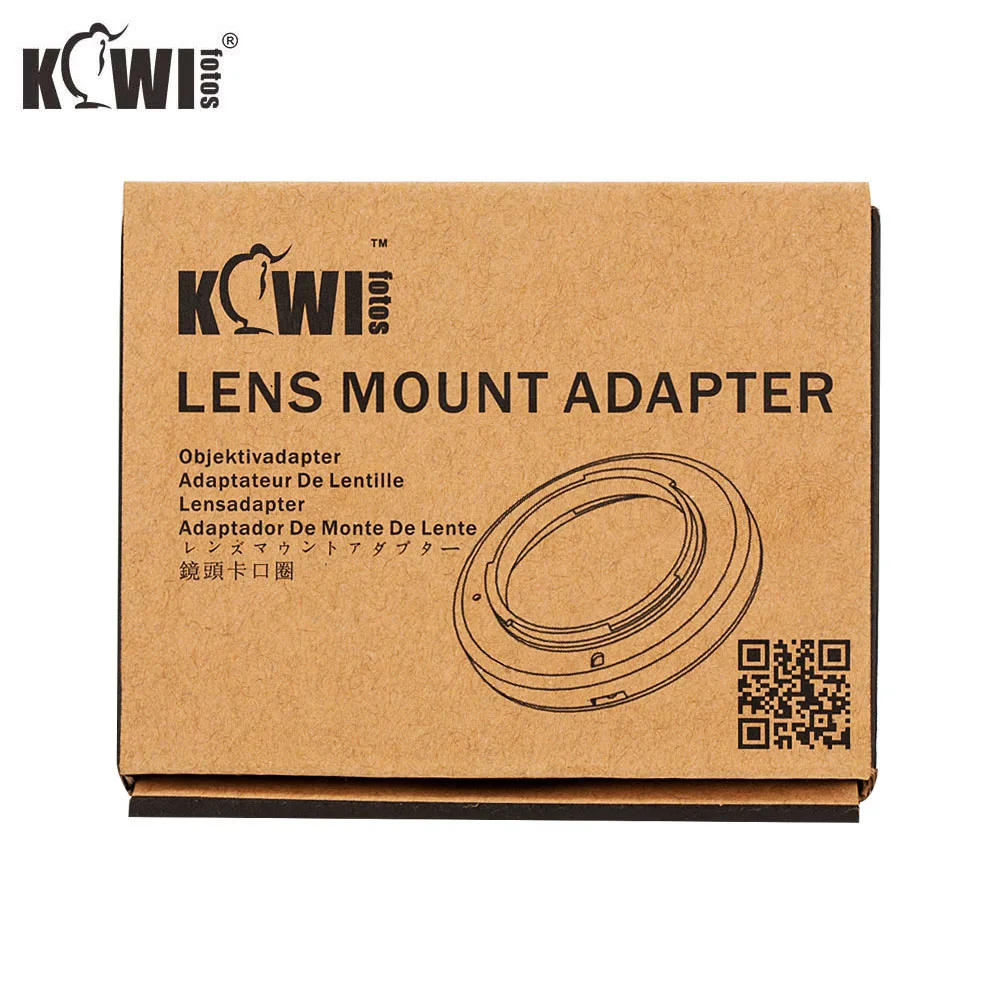 Адаптер для крепления объектива KIWIFOTOS Nikon F крепление объективов Canon RF корпуса
