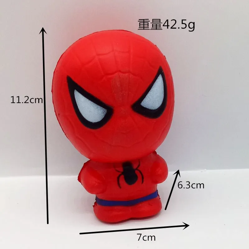 

Marvel Squishy Slow Rebound Avengers Pu Foam Compression Toy Color Superhero Squishy Iron Man Series Decompression Toys - NNL423