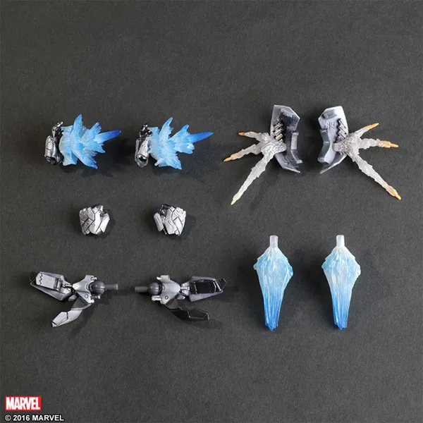 Play Arts Marvel Мстители 25 см Железный человек серый Ограниченная серия супер герой