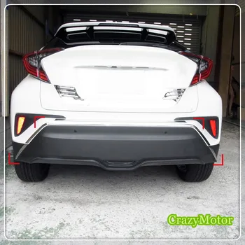 

For Toyota C-HR 2016-2019 Stainless Exterior Rear Bumper Protector Guard Cover Trim Car Styling
