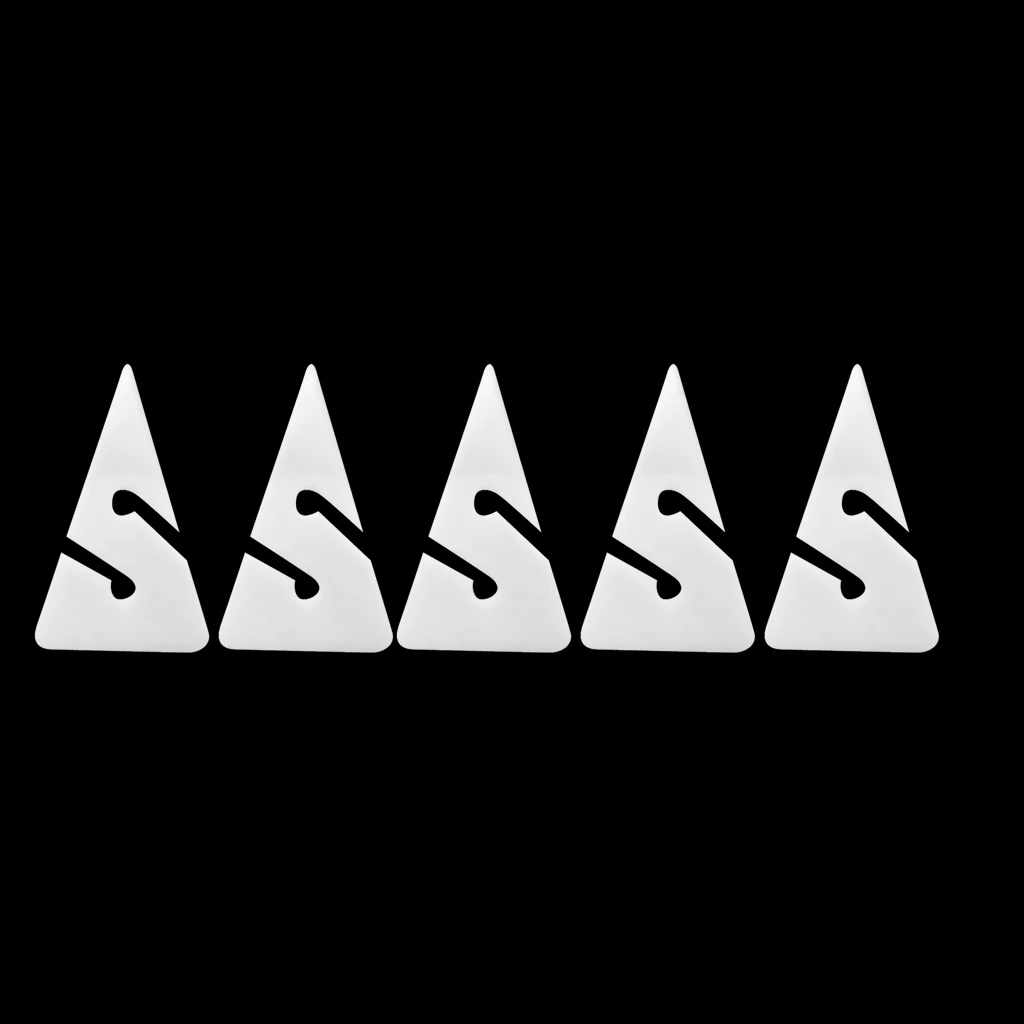 MagiDeal 20 Pieces Orange Yellow White Black Triangle PVC Line Arrow Markers for Scuba Diving Cave Wreck Dive Dive Line Marker
