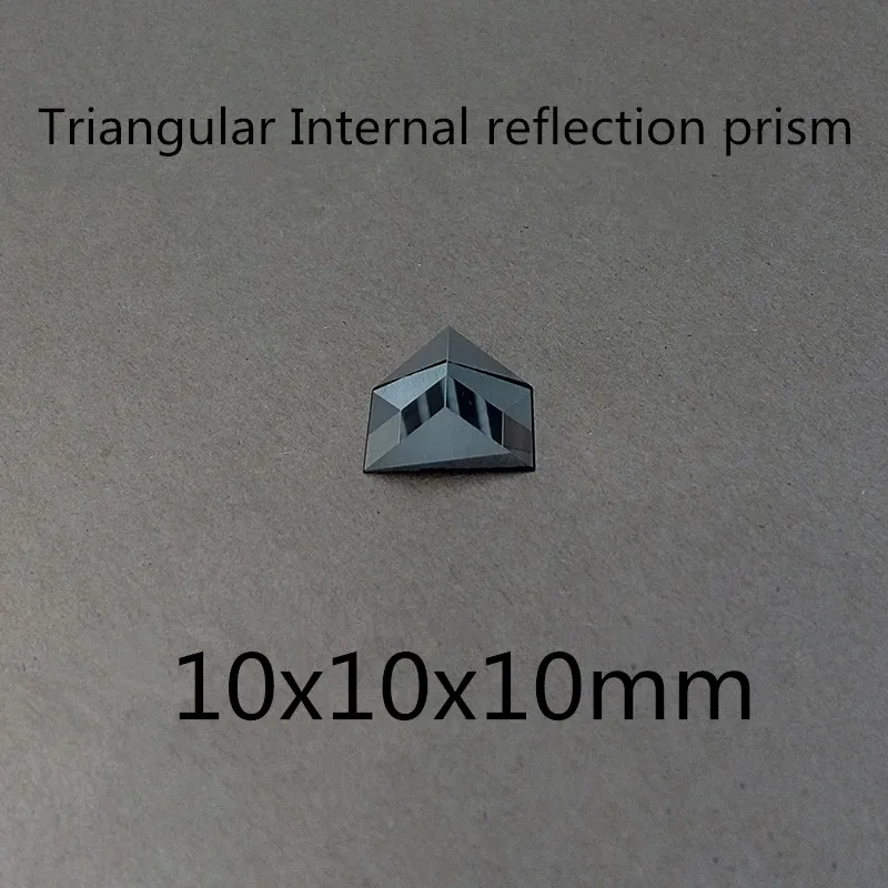 

2pcs 10x10x10mm 10*10*10mm Right Angle K9 Triangular Internal Reflecting Prism Lens