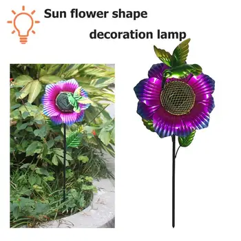

Solar LED Sun Flower Ground Light Warm White Outdoor Lawn Landscape Lamp Path Way Garden Decking Underground Lamps