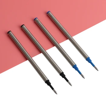 

6PCS/LOT High Quality Black for blue Ink Refill Rollerball Pen New office 0.5mm Nib Suitable for many types of Size 11.1cm