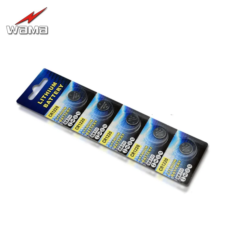Батарейки Wama CR1220 10x с кнопками 3 в DL1220 LM1220 пульт дистанционного управления для