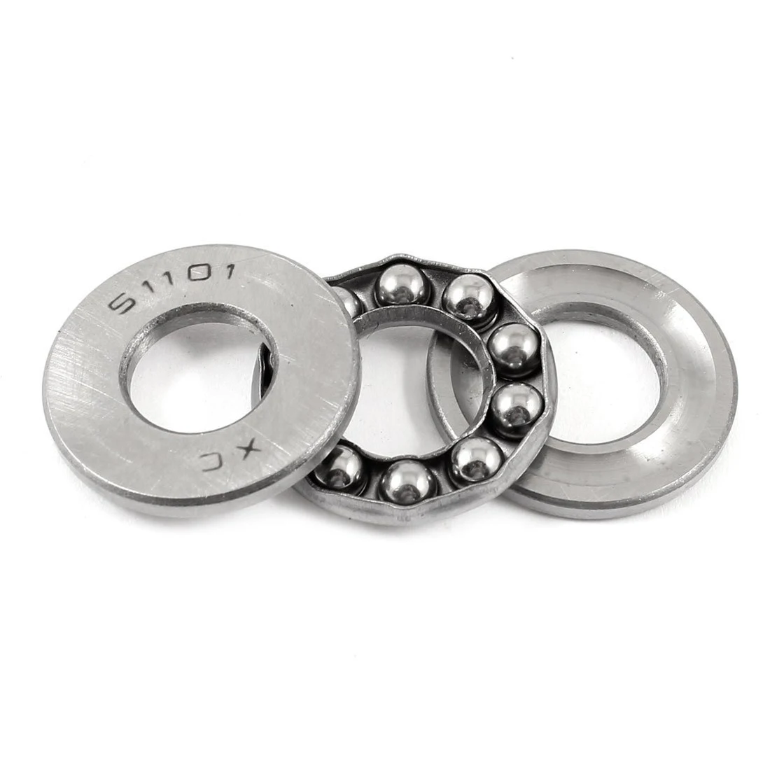 Hot Sale 51101 Thrust Ball Bearing Carbon Steel Silver 12 x 26 x 9 mm