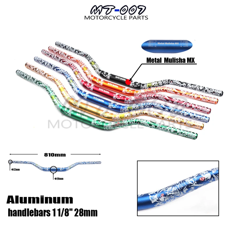 Universal1 1/8 мм "Жир Бар 28 мм руль ручка бар для мотоцикла Мотокросс Пит Байк ATV KTM CRF YZF KLX РМЗ отл