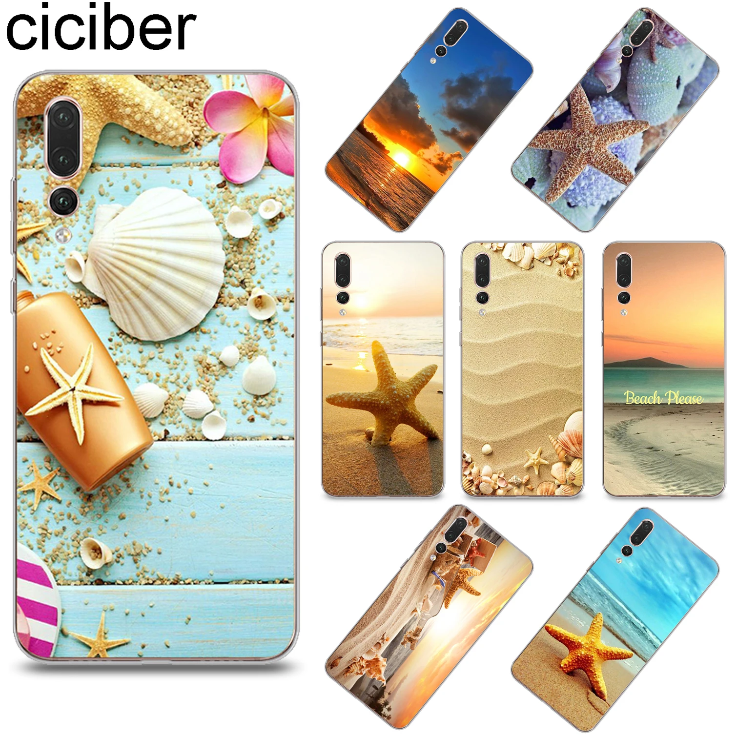 

ciciber For Huawei P20 P10 Pro Lite Plus P Smart 2019 Soft TPU Phone Cases For P9 P8 Lite mini 2017 Hawaii Summer Beach Fundas