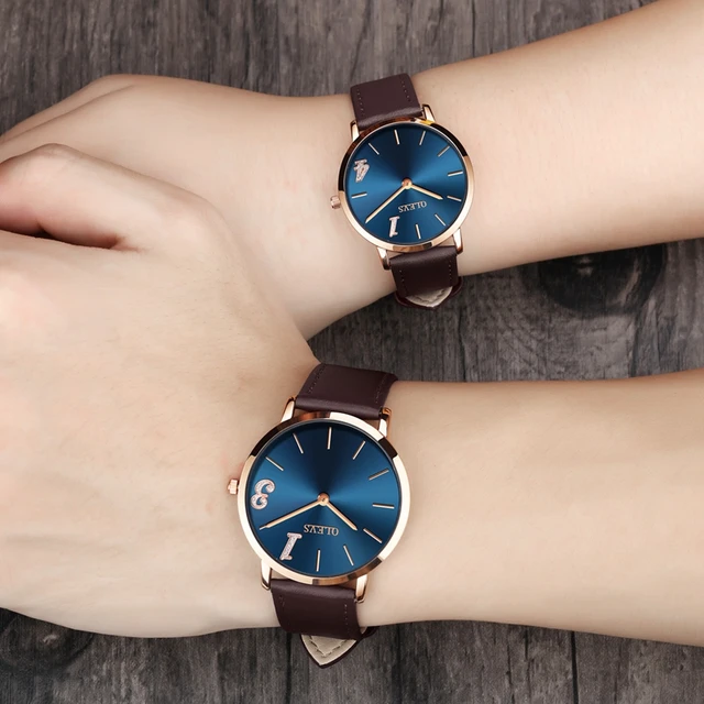 OLEVS Romantic Lovers Wristwatches Top Brand Luxury Gold Case Ultra Thin Clock M OLEVS Romantic Lovers Wristwatches Top Brand Luxury Gold Case Ultra Thin Clock M