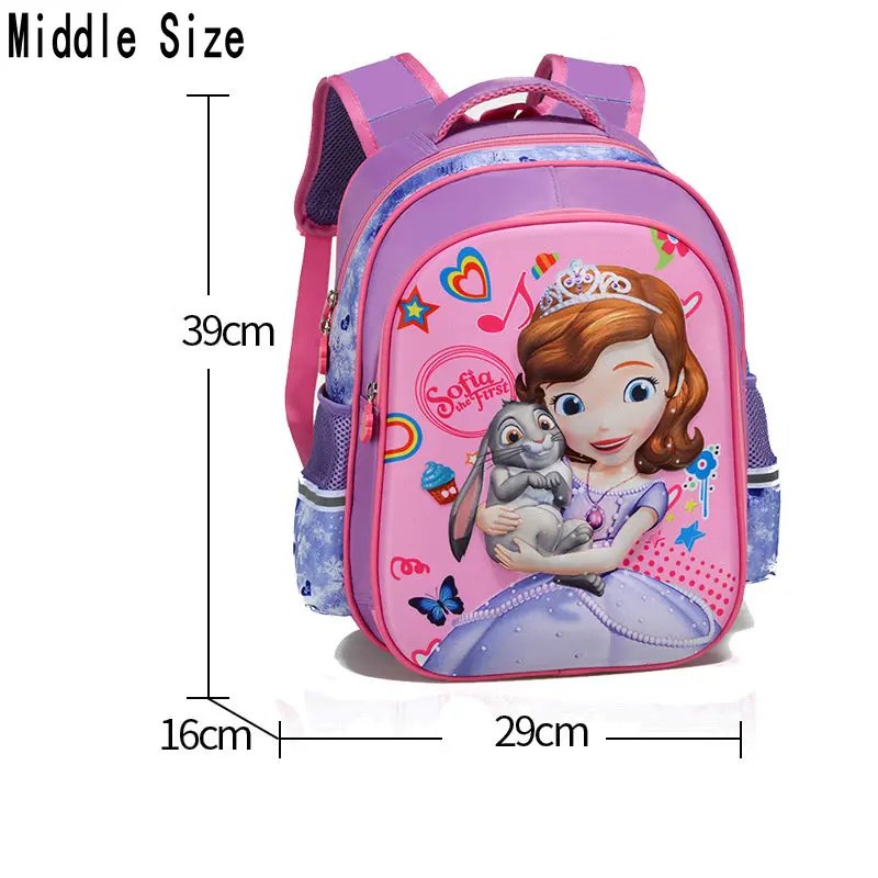 جديد أزياء الأميرة ظهره جراحة العظام الحقائب المدرسية للأطفال الفتيات الأطفال الابتدائية المدارس الابتدائية حقيبة كتب