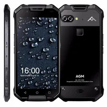 AGM X2 IP68 Водонепроницаемый мобильный телефон dual 12MP сзади камеры 16MP спереди Snapdragon 653 6 г + 64 ГБ 6000 мАч 5.5 “FHD 4 г LTE пыле