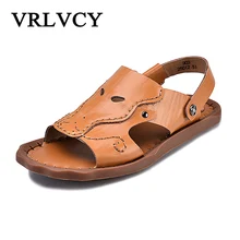 Мужские сандалии мужская пляжная летняя дышащая повседневная мужская обувь мужские шлепанцы
