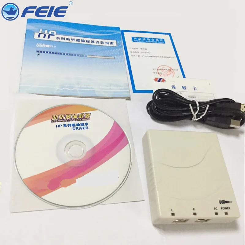 Hi Pro RIC программатор слуховой аппарат цифровой CIC BTE mini USB программируемое