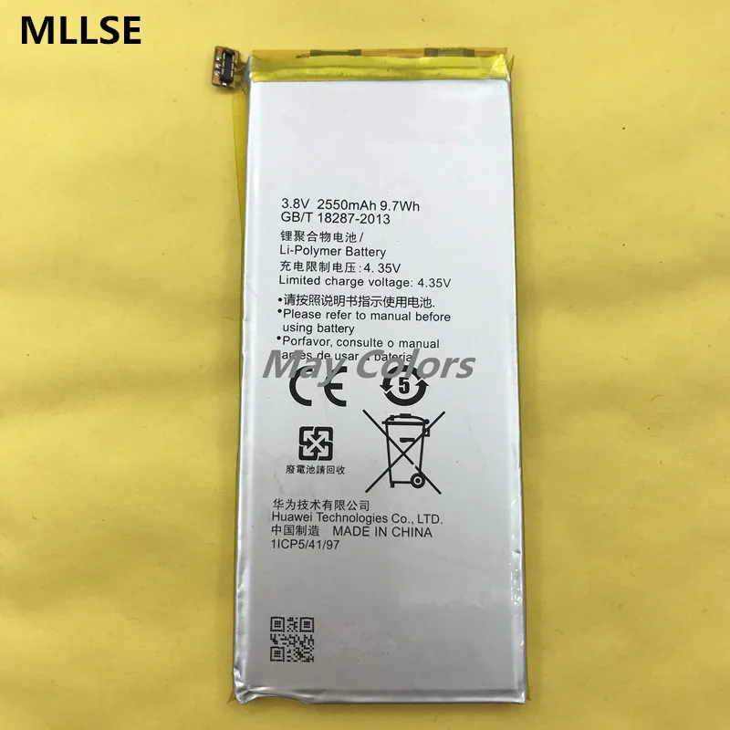

MLLSE 3.8V 2550mAh HB444199EBC+ Battery For Huawei Honor 4C C8818 CHM- CL00 CHM-TL00H CHM-UL00 chm-u01 G Play Mini