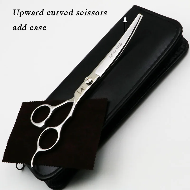7 дюймов ножницы черный рыцарь Профессиональный парикмахерский салон ножницы для стрижки волос и ножницы для домашних животных парикмахерские