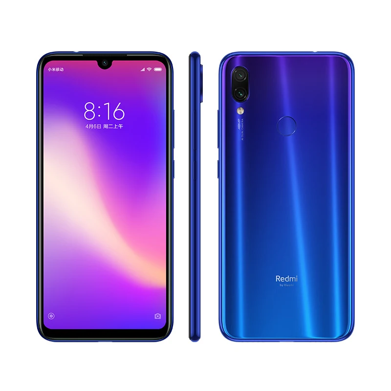 Мобильный телефон Xiaomi Redmi Note 7 Pro с глобальной прошивкой, 6 ГБ, 128 ГБ, Восьмиядерный процессор Snapdragon 675, 4000 мАч, 6,3 дюйма, 2340*1080, 48MP+ 5MP