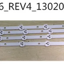 4 шт./лот светодиодный полосы SVB320AE6_REV4_130207 7 светодиодный 610 мм для TH-L32B68C, используемая часть