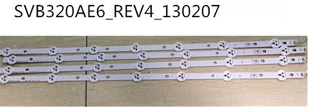 4 Pieces/lot LED strip SVB320AE6_REV4_130207  7 LED 610mm for TH-L32B68C,used part recessed spotlights
