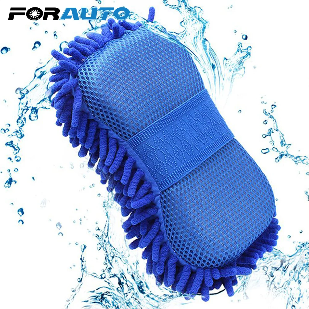 FORAUTO Car Cleaning Gloves Wash Sponge Cloth Window Washing Auto Care Clean Tool Car-styling Accessories | Автомобили и
