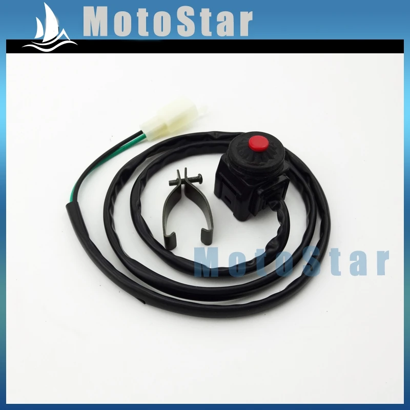 22 мм кнопочная ручка выключателя для китайского мотоцикла SDG GPX SSR PitsterPro Coolster Lifan