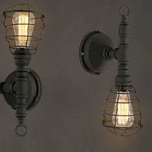 Американский стиль лофт, промышленный винтажный настенный светильник для дома, антикварная лампа для водопровода, прикроватный настенный светильник Эдисона, внутреннее освещение