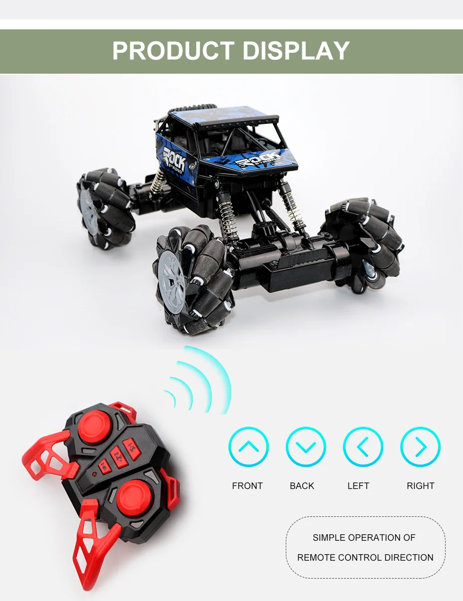 Youwant игрушка RC грузовик 4WD внедорожник 2,4 ГГц пульт дистанционного управления Игрушечная машина