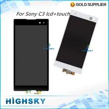 Tested Replacement Parts Display For Sony Xperia C3 D2533 D2502 LCD With Touch Screen Assembly 1