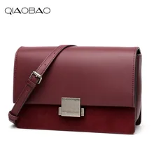 QIAOBAO клапан из натуральной кожи сумки женские кожаные сумки новейший Летний стиль дизайнерские цепи сумки на плечо bolsa feminina
