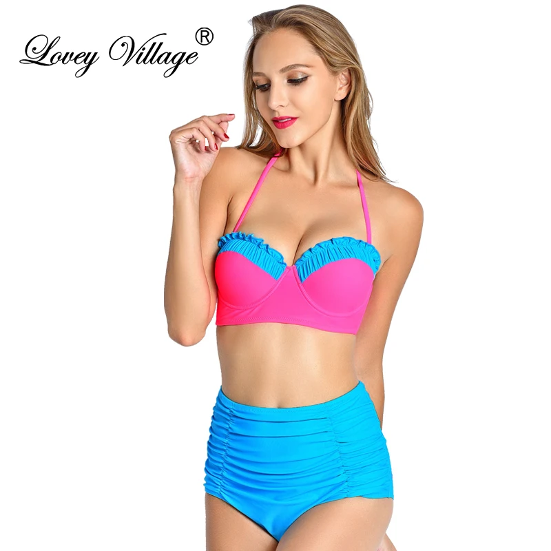 Categories From bow-adorned bikini tops to sweet skirted bottoms, our fab pin-up swimsuits are perfect for any aquatic occasion. Channel your favorite iconic bathing beauties in our pin-up bikinis! Choose from classic cuts, such as halter tops and high-waisted bottoms, for a swimmingly stylish ensemble.