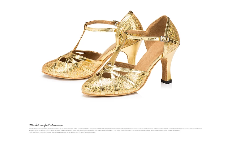 DILEECHI/золотые и серебряные женские туфли для латинских/современных танцев; обувь для выступлений на мягкой подошве; Обувь для бальных танцев 6 см 8 см