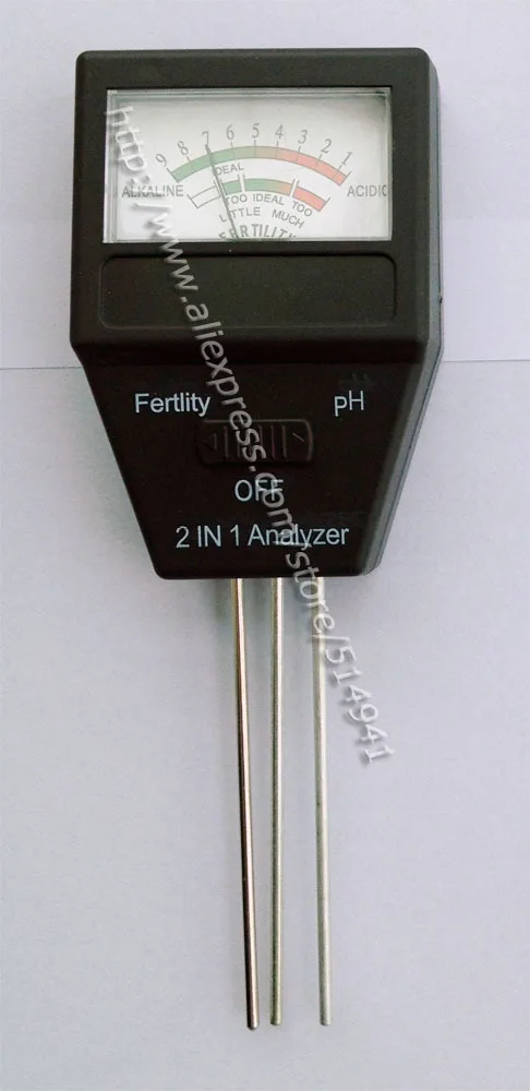 Ручной 2 в 1 анализатор 3 зонда PH метр/почвы удобрения тест метр JD7032|ph meter|probe phph - |