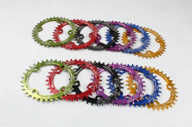 SNAIL 32T 34T 36T 38T Positive and negative tooth single plate mountain bike disc disk MTB bicycle crank sprocket (2)