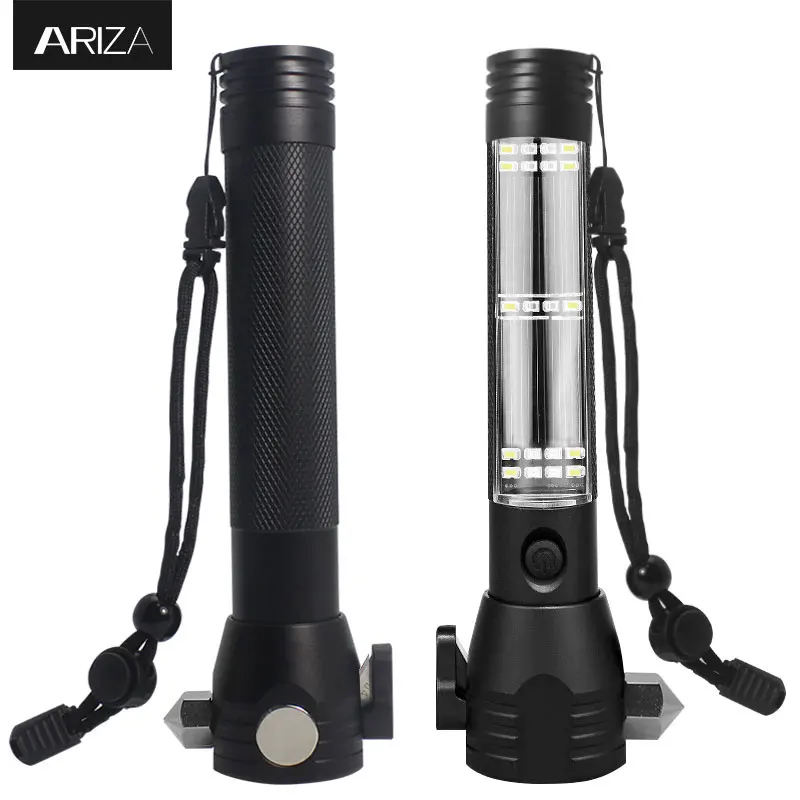 

2017 hot selling Safety Hammer with Seatbelt Cutter Window Breaker USB Charger power bank rechargeable by solar power
