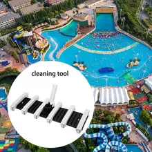 Нержавеющая сталь Снегоуборщик шины всасывания грязи пылесос для бассейна, спа инструмент для очистки бассейна Твердые таблетки