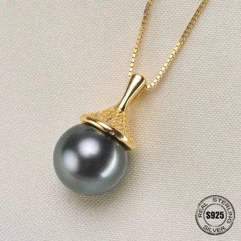 

Special Offer 925 Sterling Silver Pearl Pendant Necklace Pendant Findings Jewelry Parts Fittings Women Accessories