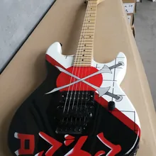 Высокое качество FDST-1087 Charvel San Dimas 25th юбилей меч шаблон тела Floyd Rose тремоло электрогитара