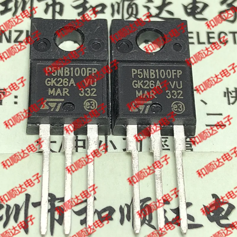 10 Pezzi Di Transistor STP100N10F7 (P100N10F7) In Contenitore TO-220, Nuovi