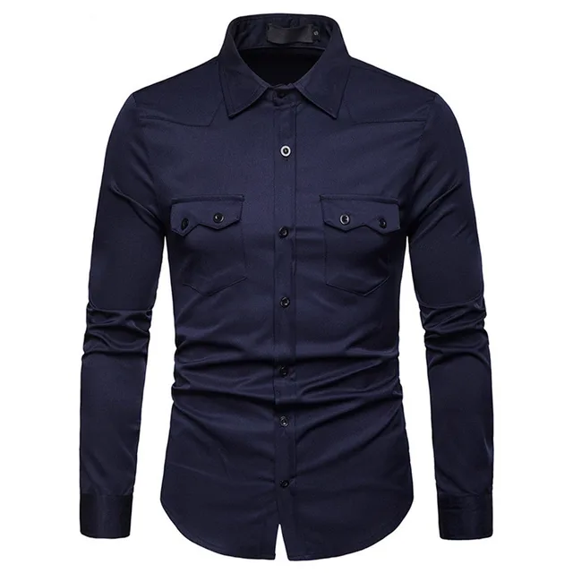 grey party wear shirt