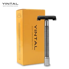 YINTAL длинная ручка версия бабочка открытый двойной край безопасности бритвы мужской классический бритвенный станок 1 Бритва 5 лезвий
